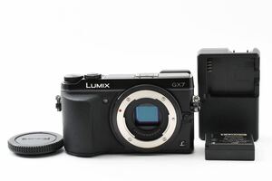 【美品】 Panasonic パナソニック ルミックス GX7 DMC-GX7-K ボディ ブラック 動作確認済み #2030