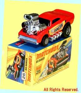 ▲▲MatchBox-#NEW 26 BIG BANGER★英国製 ダイキャスト製ミニチュアカー★一次流通 新品未使用美品・激レア超貴重・外箱難少々