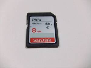 SDHCカード 8GB CLASS10 フォーマット済み 1枚 SanDisk ULTRA