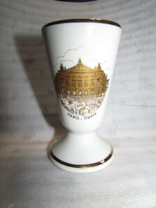 (骨董市で購入・とても綺麗なグラス・CAMUS COGNAC ・パリ・オペラ座模様)フランス製・貴重・珍品