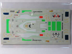 タメオ ミナルディ M195B フォード モナコGP 1996 カルトグラフ デカール G.フィジケラ/P.ラミー ※ジャンク扱い 1/43 付属デカール TAMEO