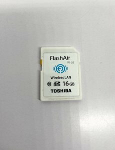 ク) 動作未確認 TOSHIBA 東芝 FlashAir W-03 無線LAN SDカード 16GB 送料185円