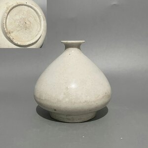 ■観心・時代旧蔵■C347珍品旧蔵 朝鮮 高麗磁 朝鮮古陶磁器 古高麗 李朝時代 高麗白磁玉壺春