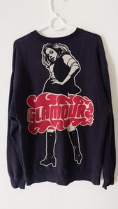 ヒステリックグラマー　HYSTERIC GLAMOUR　ヴィクセンガール　VIXENGIRL　トレーナー　サイズＬ　黒　ブラック　送料無料