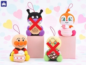 非売品◆それいけ！アンパンマン◆キュートサイズスイーツぬいぐるみ【２種セット】アンパンマン/ドキンちゃん