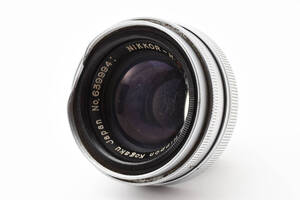 ★希少・実用品★ ニコン Nikon NIKKOR-H.C 5cm F2 単焦点 標準レンズ ライカ L39 Lマウント #637A