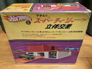 激レア　1968年製　スーパーチャージャー立体交差　日本語版　ホットウィール　hotwheels レッドライン　片側蓋無し