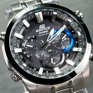 美品 CASIO カシオ EDIFICE エディフィス 腕時計 EQW-T630JD-1A 電波ソーラー タフソーラー アナログ ラウンド マルチバンド6 動作確認済み