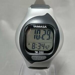 565/1　GJ60571　YAMASA　TM-350　デジタル　ブラック　腕時計　稼働　山佐