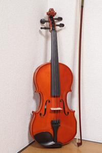 ◎MZ Mozart YO-40NS Violin バイオリン サイズ4/4 2009年製 弓♪弦楽器♪Copy of A.stradivarius