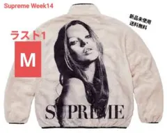 Supreme kate moss fleece jacket M 白