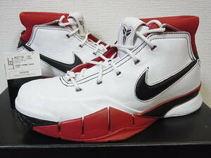 美中古箱付 NIKE KOBE 1 PROTRO ALL STAR BLACK WHITE RED ナイキ コービー プロトロ オールスター ブラック レッド 27.5cm 9.5 AQ2728-102