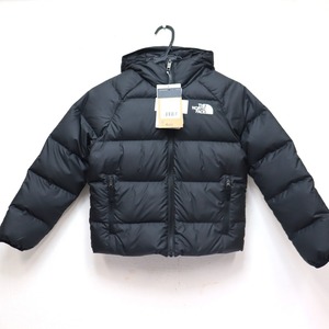 Dz798561 ザ・ノースフェイス リバーシブルプリント ダウンジャケット NF0A7WOPJK3 ブラック Mサイズ キッズ THE NORTH FACE 未使用品