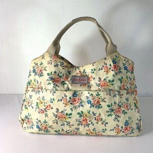 ★ Cath Kidston キャスキッドソン 花柄 ハンドバッグ クリーム NOH613　バッグ