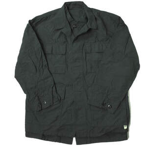 SSZ エスエスズィー 21AW JY JACKET リップストップ レイヤードミリタリージャケット 11-18-6185-139 M ブラック M-65 BEAMS mc67992