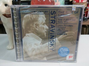 緑3｜NEW新品未開封★CD / 廃盤 ★STRAVINSKY: THE RITE OF SPRING/THE FIREBIRD SUITE｜LEONARD BERNSTEIN　バーンスタイン