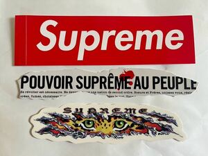 supreme ステッカー　3枚セット②