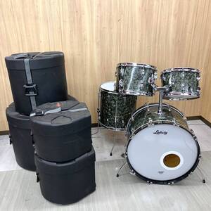 【Dr】 Ludwig Hollywood Black Diamond Pearl ドラムセット ラディック ドラム ハリウッド ヴィンテージ 70’s スピードキング 2308-1