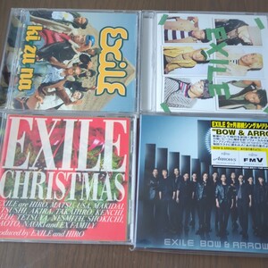 【送料込み】EXILE『ki zu na』『HERO』『EXILE CHRISTMAS』『BOW & ARROWS』4枚セット