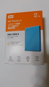 My Passport WDBYVG0020BBL-JES1 ブルー 2TB ポータブルハードディスク ウエスタンデジタル