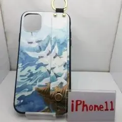 SP-009 iPhone11 鶴 ケース