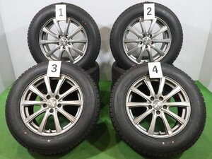 ハリアー RAV4 エクストレイル CX-5 等 4本 VEX 17インチ 7J +38 5H 114.3 スタッドレス バリ溝 GOODYEAR アイスナビ SUV 2023年 225/65R17