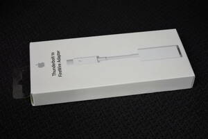 ★FireWire変換アダプタ Thunderbolt オス→メス FireWire Apple Thunderbolt FireWireアダプタ A1463 ホワイト MD464ZM/A★