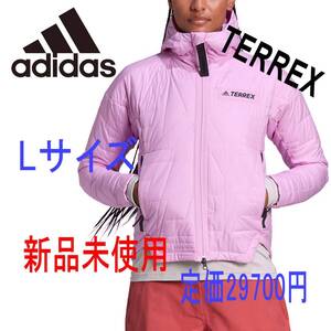 新品未使用◆送料無料●(レディースL)adidas アディダスTERREX MYSHELTER PRIMA ピンク テレックス ジャケット 中綿ジャンパー