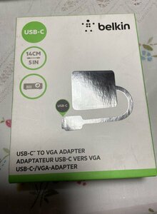 BELKIN USB-C to VGAアダプター　未使用品　元箱