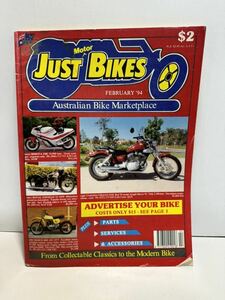 Just Motor Bikes 1994’FEBRUARY SHOGUN HONDA オートバイ雑誌 新中古車雑誌 レトロ ヤマハ カワサキ スズキ ハーレー ドゥカティ