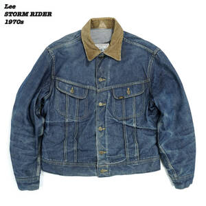 Lee STORM RIDER DENIM JACKET 1970s JA24080 Vintage リー ストームライダー デニムジャケット 1970年代 ヴィンテージ 1ウォッシュ