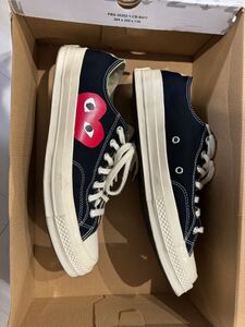 Converse エディション ブラック Half Heart Chuck 70 ローカット スニーカー メンズ　　サイズUK10また28.5cm