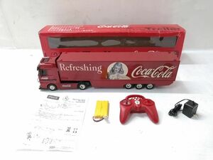 ◆ ジャンク品 Coca-Cola コカコーラ ラジコン 1/24 電動R/C Trailer トレーラー Mercedes-Benz ACTROS 1118-311E @140 ◆