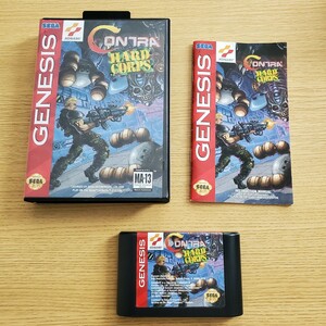 MD 海外版 コントラ GENESIS CONTRA HARD CORPS メガドライブ 箱説 送料230円～ レア コレクション 魂斗羅