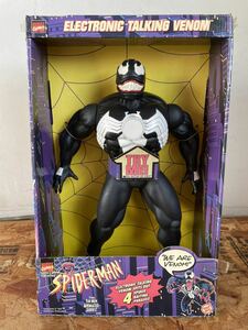 未使用 長期保管品 TOYBIZ ベノム エレクトロニック トーキング フィギュア マーベル スパイダーマン MARVEL VENOM アメコミ ビッグサイズ