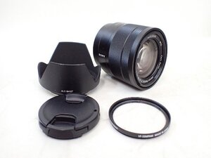 SONY/ソニー APS-C専用 標準ズームレンズ Carl Zeiss Vario-Tessar T* E 16-70mm F4 ZA OSS SEL1670Z Eマウント レンズフード付 §710E2-18