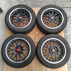 ◆BBS 鍛造 FORGED RG-F RG518 205/50R16 6.5J 4H/PCD100 IS+48 4本同サイズ パッソ・ルーミー・タンク・ヤリスなどのコンパクトカーに◆