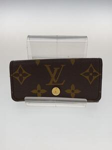 LOUIS VUITTON◆ミュルティクレ4_モノグラム・キャンバス_BRW/PVC/BRW/総柄/レディース