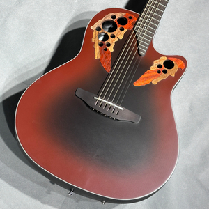 Ovation Mid Depth Body CE44-RRB Reverse Red Burst Celebrity Elite オベーション 店頭展示品