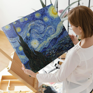 アートパネル アートボード ゴッホ 星月夜 53x41 B3 壁掛け インテリア 絵画 01