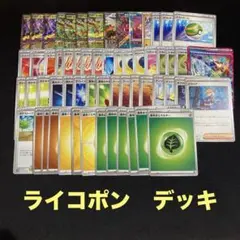 ライコポン　デッキ　ポケモンカード　タケルライコex オーガポンex