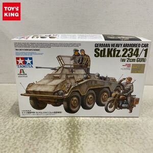 1円〜 タミヤ 1/35 ドイツ重装甲車 Sd.Kfz.234/1 2cm砲搭載型