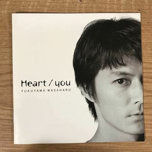 (321)中古CD100円 福山雅治 Heart/you