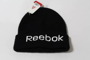 Reebok リーボック ニットキャップ CAP 帽子 ブラック 展示未使用品　