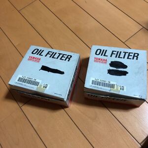 YAMAHA XS1100 純正 未使用 オイルフィルター 2個 1J7-13441-10 V-MAX1200 FZR1000 ヤマハ XS850 XVZ13D XVZ12D XS750 オイルエレメント