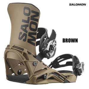 新品未使用 24-25 SALOMON BINDING DISTRICT Brown サイズS 安心保証 即日発送 土日祝発送OK