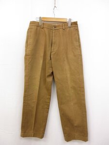 【ブルックスブラザーズ Brooks Brothers】コットン100% 織柄 スラックス パンツ (メンズ) size31 ブラウン系 秋冬♪ □35MPA2609□