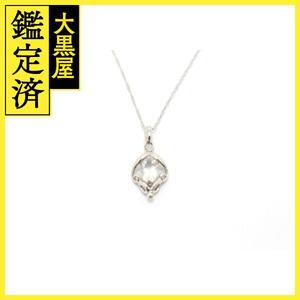 JEWELRY ノンブランドジュエリー デザインネックレス PT850 プラチナ クォーツ 【460】2141200376231