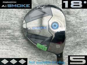 ★CT247★ ツアー支給品 未市販 PROTO TC PARADYM Ai SMOKE TRIPLE DIAMOND ◆◆◆ 5W 18°(リアル 18.6°) パラダイム トリプルダイヤ