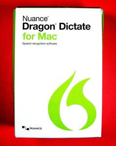 【4641】Nuance Dragon Dictate for Mac 未開封品 ニュアンス ドラゴン ディクテート 声でパソコンの(操作,文字入力) ボイス 音声認識